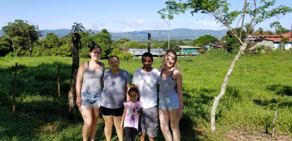 Christina and her 2nd homestay family