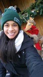 Aliya in a Forestry Ontario hat