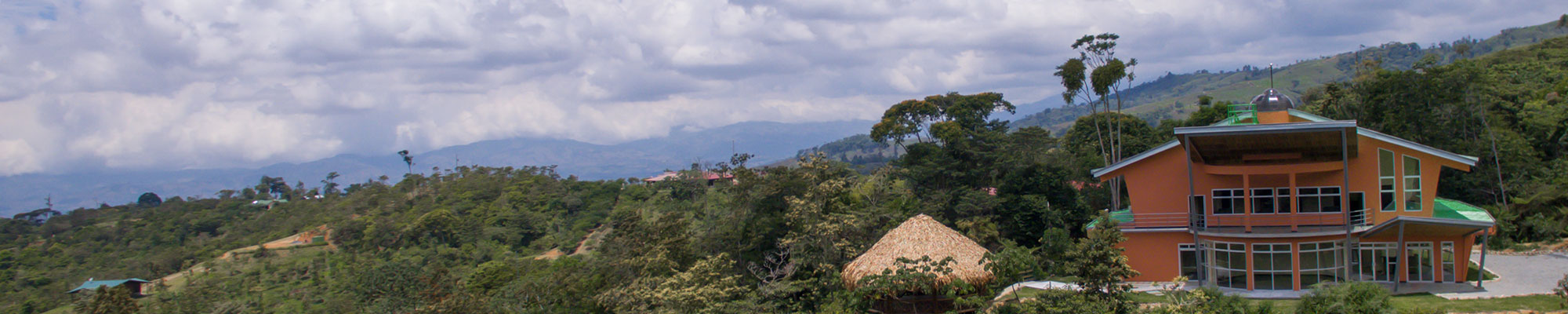 This is an image of the Lillian M Wright Centre at our EcoCampus in Costa Rica,